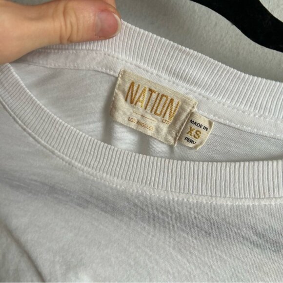Nation LTD Sz XS Loren White Puff Sleeves Shirt - Picture 5 of 8